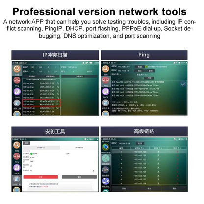 IPCXS-ACHT 6K Network Coaxial Simulation Engineering Video Surveillance Tester, US Plug, EU Plug, UK Plug