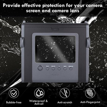 2pcs HD Anti-Scratch Anti-Fingerprint Tempered Glass Film, For FUJIFILM instax WIDE Evo, For FUJIFILM instax mini Evo
