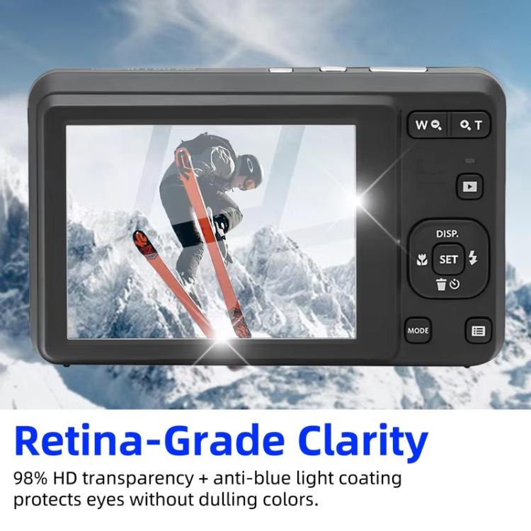 2pcs HD Anti-Scratch Anti-Fingerprint Tempered Glass Film, For Kodak PIXPRO FZ55