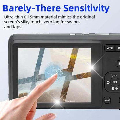 HD Anti-Scratch Anti-Fingerprint Tempered Glass Film, For Kodak PIXPRO FZ55