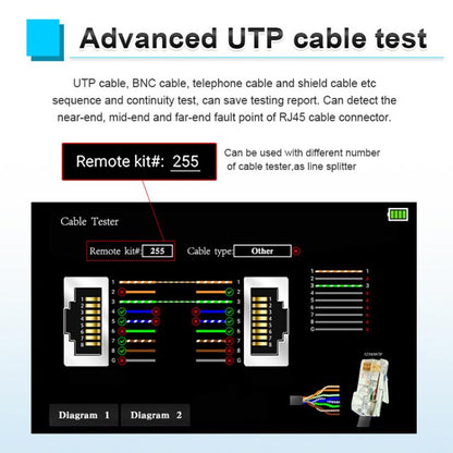 HD-52ACT Pro 5 inch Screen Engineering Treasure Coaxial AHD, CVI, TVI 5 in 1 Video Surveillance Tester, EU Plug, US Plug, UK Plug