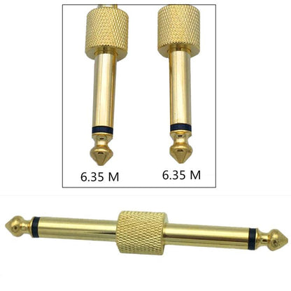 6.5mm Mono Male to 6.35mm Male Stereo Audio Adapter