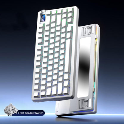 AULA nova75 Smart Display Tri-Mode RGB Customizable Gaming Mechanical Keyboard
