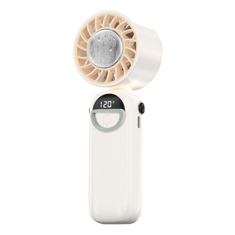 S-11 Apply Ice Neckband Handheld Foldable Fan with LED Display