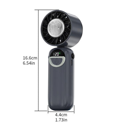 S-11 Apply Ice Neckband Handheld Foldable Fan with LED Display