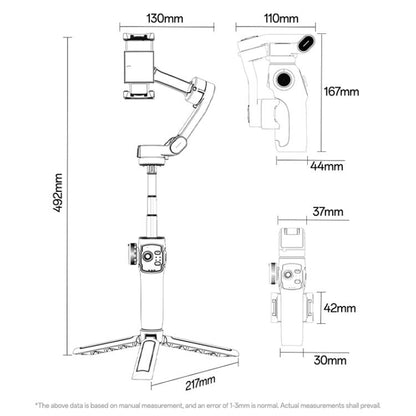 Yesido SF32 Telescopic 3-Axis Gimbal Selfie Stick, SF32