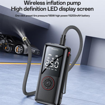 Yesido VC17 HD LED Display 85W Cordless Air Pump Car Tires Inflator, VC17