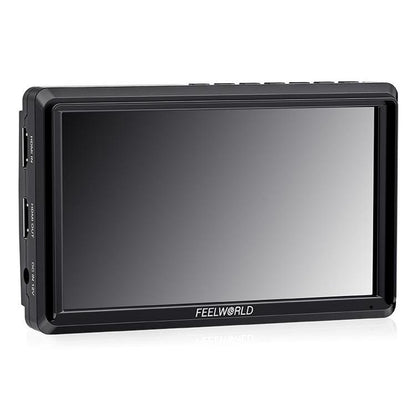 FEELWORLD S55E 5.5 Inch DSLR Camera Field Video Monitor FHD IPS Support 4K HDMI Input Output Tilt Arm Power Output
