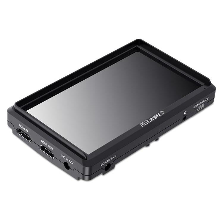 FEELWORLD S55E 5.5 Inch DSLR Camera Field Video Monitor FHD IPS Support 4K HDMI Input Output Tilt Arm Power Output