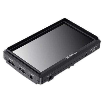 FEELWORLD S55E 5.5 Inch DSLR Camera Field Video Monitor FHD IPS Support 4K HDMI Input Output Tilt Arm Power Output