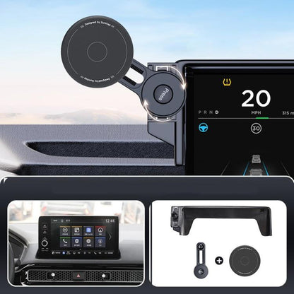 Car Screen Magnetic Phone Holder Mount with Extension Arm, For Honda 11th Gen Civic / Integra 2022-2025, For Honda XR-V 2023-2024 / Vezel 2023, For Honda ZR-V 2022-2023 / HR-V 2023, For Honda Accord 2018-2022 10.25 inch Screen