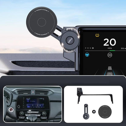 Car Screen Magnetic Phone Holder Mount with Extension Arm, For Honda 11th Gen Civic / Integra 2022-2025, For Honda XR-V 2023-2024 / Vezel 2023, For Honda ZR-V 2022-2023 / HR-V 2023, For Honda Accord 2018-2022 10.25 inch Screen