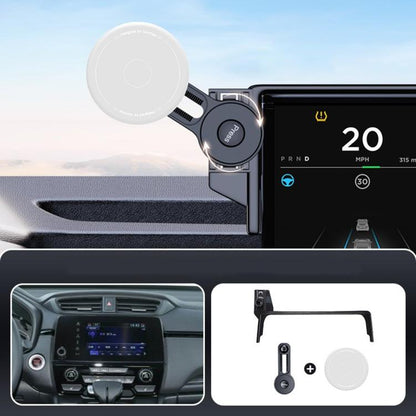 Car Screen Magnetic Phone Holder Mount with Extension Arm, For Honda 11th Gen Civic / Integra 2022-2025, For Honda XR-V 2023-2024 / Vezel 2023, For Honda ZR-V 2022-2023 / HR-V 2023, For Honda Accord 2018-2022 10.25 inch Screen