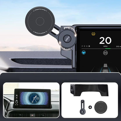Car Screen Magnetic Phone Holder Mount with Extension Arm, For Honda 11th Gen Civic / Integra 2022-2025, For Honda XR-V 2023-2024 / Vezel 2023, For Honda ZR-V 2022-2023 / HR-V 2023, For Honda Accord 2018-2022 10.25 inch Screen