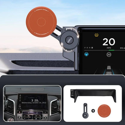 Car Screen Magnetic Phone Holder Mount with Extension Arm, For Honda 11th Gen Civic / Integra 2022-2025, For Honda XR-V 2023-2024 / Vezel 2023, For Honda ZR-V 2022-2023 / HR-V 2023, For Honda Accord 2018-2022 10.25 inch Screen