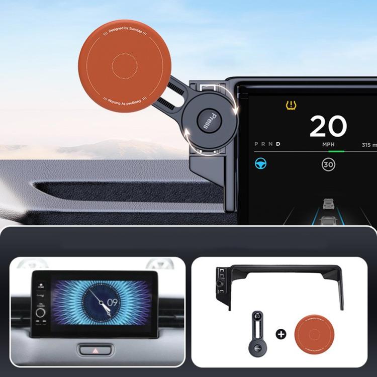 Car Screen Magnetic Phone Holder Mount with Extension Arm, For Honda 11th Gen Civic / Integra 2022-2025, For Honda XR-V 2023-2024 / Vezel 2023, For Honda ZR-V 2022-2023 / HR-V 2023, For Honda Accord 2018-2022 10.25 inch Screen