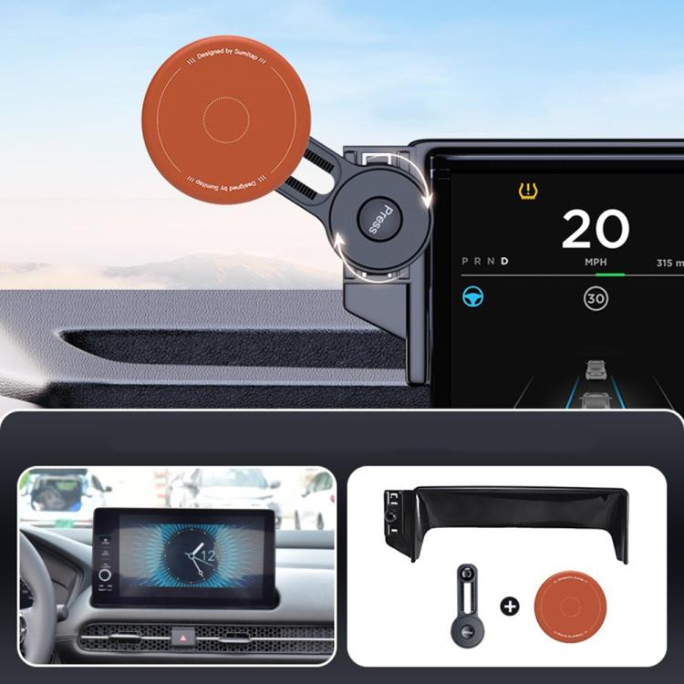 Car Screen Magnetic Phone Holder Mount with Extension Arm, For Honda 11th Gen Civic / Integra 2022-2025, For Honda XR-V 2023-2024 / Vezel 2023, For Honda ZR-V 2022-2023 / HR-V 2023, For Honda Accord 2018-2022 10.25 inch Screen