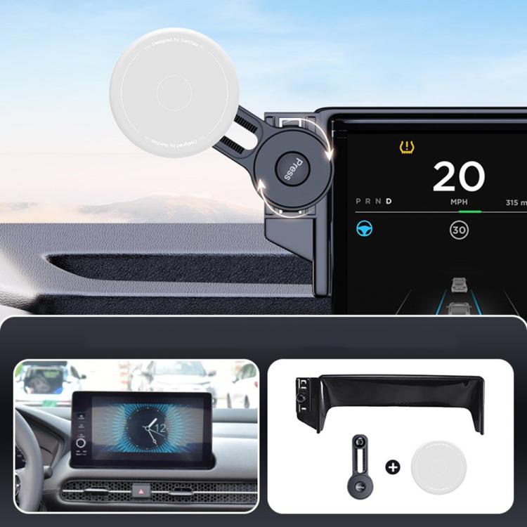 Car Screen Magnetic Phone Holder Mount with Extension Arm, For Honda 11th Gen Civic / Integra 2022-2025, For Honda XR-V 2023-2024 / Vezel 2023, For Honda ZR-V 2022-2023 / HR-V 2023, For Honda Accord 2018-2022 10.25 inch Screen