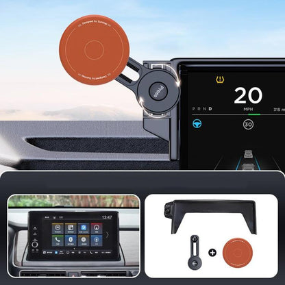 Car Screen Magnetic Phone Holder Mount with Extension Arm, For Honda 11th Gen Civic / Integra 2022-2025, For Honda XR-V 2023-2024 / Vezel 2023, For Honda ZR-V 2022-2023 / HR-V 2023, For Honda Accord 2018-2022 10.25 inch Screen