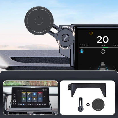 Car Screen Magnetic Phone Holder Mount with Extension Arm, For Honda 11th Gen Civic / Integra 2022-2025, For Honda XR-V 2023-2024 / Vezel 2023, For Honda ZR-V 2022-2023 / HR-V 2023, For Honda Accord 2018-2022 10.25 inch Screen