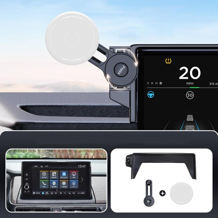Car Screen Magnetic Phone Holder Mount with Extension Arm, For Honda 11th Gen Civic / Integra 2022-2025, For Honda XR-V 2023-2024 / Vezel 2023, For Honda ZR-V 2022-2023 / HR-V 2023, For Honda Accord 2018-2022 10.25 inch Screen