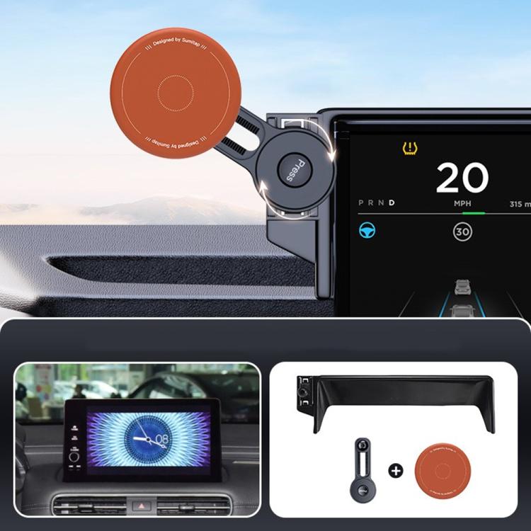 Car Screen Magnetic Phone Holder Mount with Extension Arm, For Honda 11th Gen Civic / Integra 2022-2025, For Honda XR-V 2023-2024 / Vezel 2023, For Honda ZR-V 2022-2023 / HR-V 2023, For Honda Accord 2018-2022 10.25 inch Screen