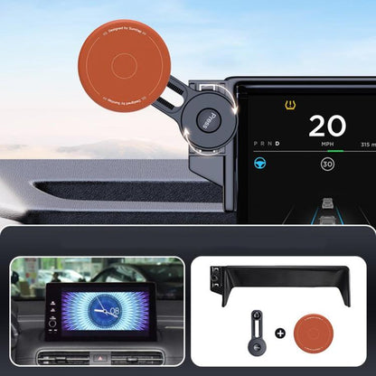 Car Screen Magnetic Phone Holder Mount with Extension Arm, For Honda 11th Gen Civic / Integra 2022-2025, For Honda XR-V 2023-2024 / Vezel 2023, For Honda ZR-V 2022-2023 / HR-V 2023, For Honda Accord 2018-2022 10.25 inch Screen