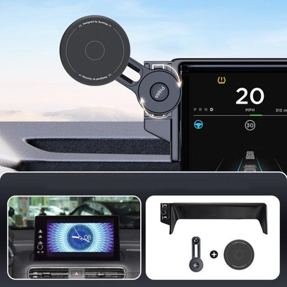 Car Screen Magnetic Phone Holder Mount with Extension Arm, For Honda 11th Gen Civic / Integra 2022-2025, For Honda XR-V 2023-2024 / Vezel 2023, For Honda ZR-V 2022-2023 / HR-V 2023, For Honda Accord 2018-2022 10.25 inch Screen
