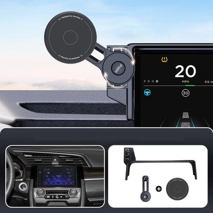 Car Screen Magnetic Phone Holder Mount with Extension Arm, For Honda 11th Gen Civic / Integra 2022-2025, For Honda XR-V 2023-2024 / Vezel 2023, For Honda ZR-V 2022-2023 / HR-V 2023, For Honda Accord 2018-2022 10.25 inch Screen
