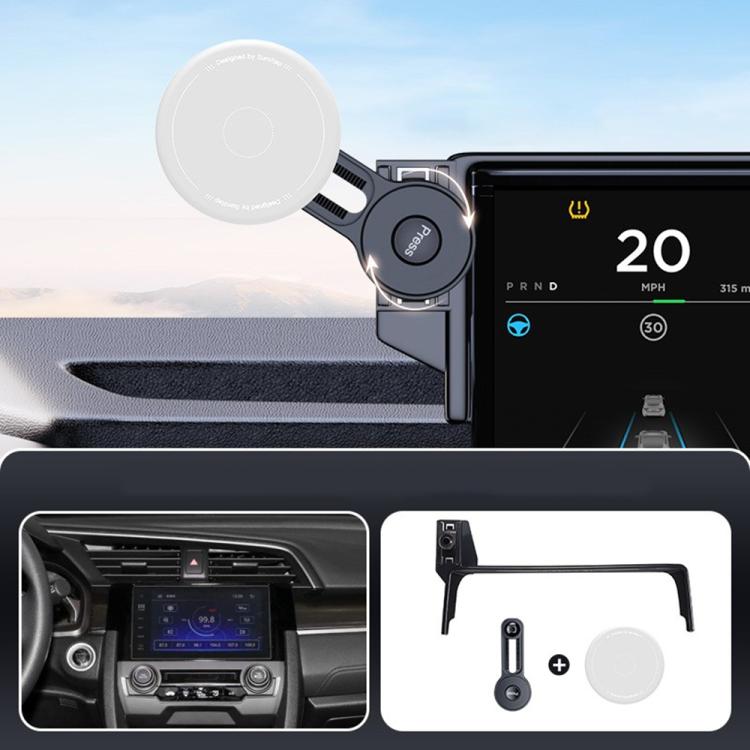 Car Screen Magnetic Phone Holder Mount with Extension Arm, For Honda 11th Gen Civic / Integra 2022-2025, For Honda XR-V 2023-2024 / Vezel 2023, For Honda ZR-V 2022-2023 / HR-V 2023, For Honda Accord 2018-2022 10.25 inch Screen
