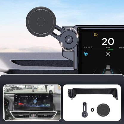Car Screen Magnetic Phone Holder Mount with Extension Arm, For Honda 11th Gen Civic / Integra 2022-2025, For Honda XR-V 2023-2024 / Vezel 2023, For Honda ZR-V 2022-2023 / HR-V 2023, For Honda Accord 2018-2022 10.25 inch Screen