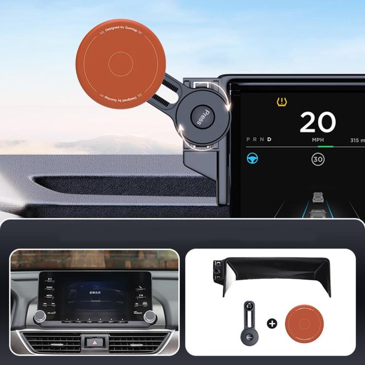 Car Screen Magnetic Phone Holder Mount with Extension Arm, For Honda 11th Gen Civic / Integra 2022-2025, For Honda XR-V 2023-2024 / Vezel 2023, For Honda ZR-V 2022-2023 / HR-V 2023, For Honda Accord 2018-2022 10.25 inch Screen
