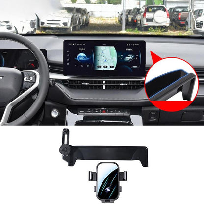 Car Screen Phone Holder Mount with Extension Arm, For Haval H5 2023-2025, For Haval Menglong 2023, For Haval Xiaolong 2023, For Haval Xiaolong MAX 2023, For Haval 2nd Gen Dargo 2024-2026, For Haval Dargo 2020-2024, For Haval M6 Plus 2021-2023