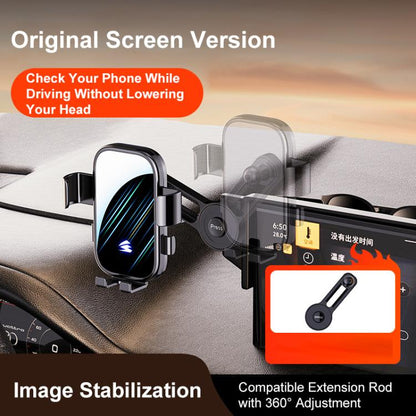 Car Screen Phone Holder Mount with Extension Arm, For Haval H5 2023-2025, For Haval Menglong 2023, For Haval Xiaolong 2023, For Haval Xiaolong MAX 2023, For Haval 2nd Gen Dargo 2024-2026, For Haval Dargo 2020-2024, For Haval M6 Plus 2021-2023