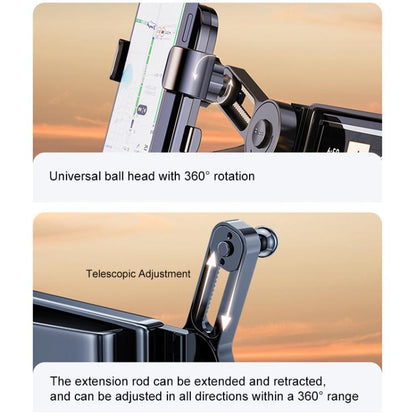 Car Screen Phone Holder Mount with Extension Arm, For Haval H5 2023-2025, For Haval Menglong 2023, For Haval Xiaolong 2023, For Haval Xiaolong MAX 2023, For Haval 2nd Gen Dargo 2024-2026, For Haval Dargo 2020-2024, For Haval M6 Plus 2021-2023