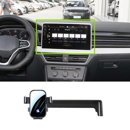 Car Screen Phone Holder Mount with Extension Arm, For Volkswagen ID7 2024 15 inch, For Volkswagen ID4X CROZZ 21-24 12 inch, For Volkswagen Tiguan L Pro 24-25 15 inch, For Volkswagen TAYRON 23-25 12 inch, For Volkswagen ID4 / ID3 25-26 12.9 inch