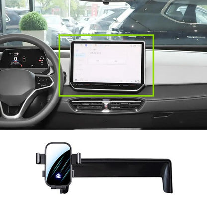 Car Screen Phone Holder Mount with Extension Arm, For Volkswagen ID7 2024 15 inch, For Volkswagen ID4X CROZZ 21-24 12 inch, For Volkswagen Tiguan L Pro 24-25 15 inch, For Volkswagen TAYRON 23-25 12 inch, For Volkswagen ID4 / ID3 25-26 12.9 inch