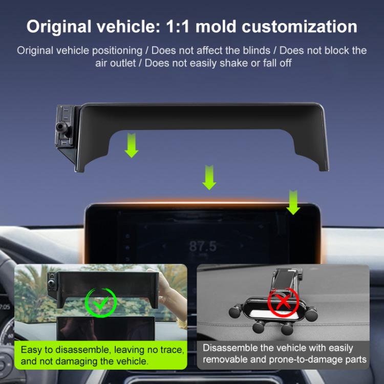 Car Screen Phone Holder Mount with Extension Arm, For Volkswagen ID7 2024 15 inch, For Volkswagen ID4X CROZZ 21-24 12 inch, For Volkswagen Tiguan L Pro 24-25 15 inch, For Volkswagen TAYRON 23-25 12 inch, For Volkswagen ID4 / ID3 25-26 12.9 inch