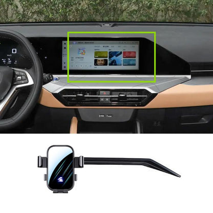 Car Screen Phone Holder Mount with Extension Arm, For Geely Preface L 2024 12.3 inch, For Geely Jiaji L 2023 12.3 inch, For Geely Jiaji 2019-2022 12.3 inch, For Geely Jiaji 2019-2021 10.25 inch, For Geely Boyue Cool 2023 13.2 inch