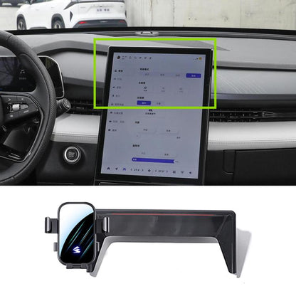 Car Screen Phone Holder Mount with Extension Arm, For Geely Preface L 2024 12.3 inch, For Geely Jiaji L 2023 12.3 inch, For Geely Jiaji 2019-2022 12.3 inch, For Geely Jiaji 2019-2021 10.25 inch, For Geely Boyue Cool 2023 13.2 inch