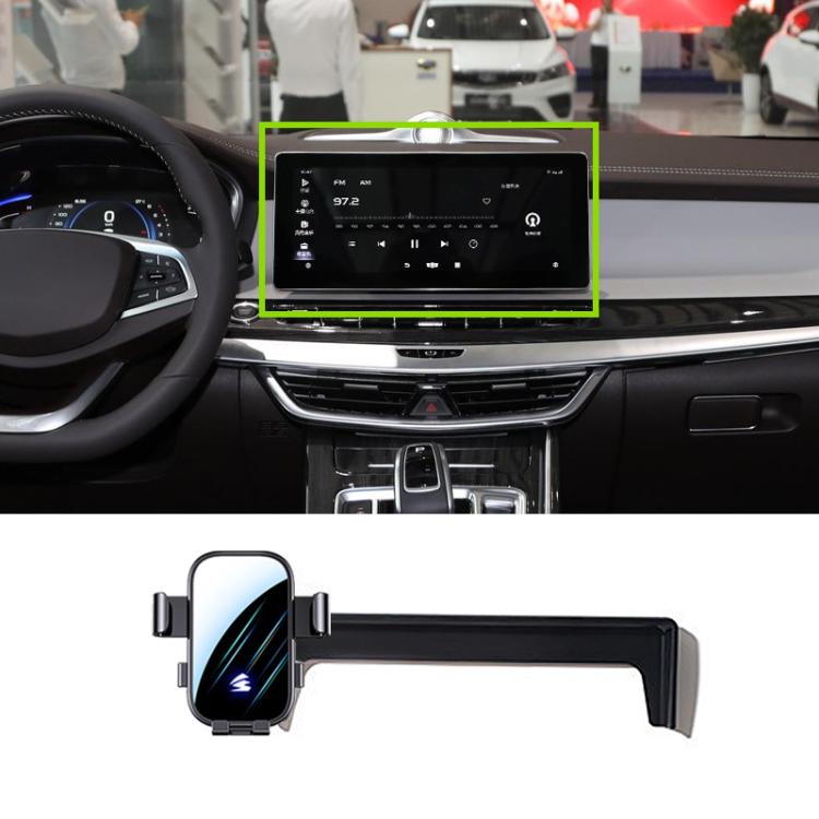 Car Screen Phone Holder Mount with Extension Arm, For Geely Preface L 2024 12.3 inch, For Geely Jiaji L 2023 12.3 inch, For Geely Jiaji 2019-2022 12.3 inch, For Geely Jiaji 2019-2021 10.25 inch, For Geely Boyue Cool 2023 13.2 inch