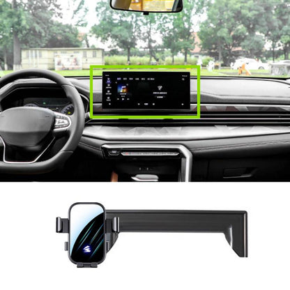 Car Screen Phone Holder Mount with Extension Arm, For Geely Preface L 2024 12.3 inch, For Geely Jiaji L 2023 12.3 inch, For Geely Jiaji 2019-2022 12.3 inch, For Geely Jiaji 2019-2021 10.25 inch, For Geely Boyue Cool 2023 13.2 inch