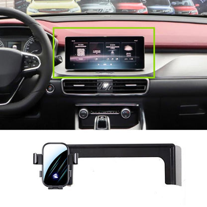 Car Screen Phone Holder Mount with Extension Arm, For Geely Preface L 2024 12.3 inch, For Geely Jiaji L 2023 12.3 inch, For Geely Jiaji 2019-2022 12.3 inch, For Geely Jiaji 2019-2021 10.25 inch, For Geely Boyue Cool 2023 13.2 inch
