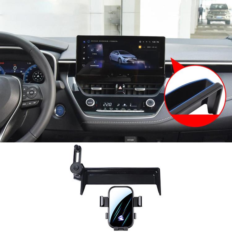 Car Screen Phone Holder Mount with Extension Arm, For Toyota Sienna 2021-2026 12.3 inch, For Toyota Sienna 2021-2023 8 inch, For Toyota Sienna 2024 10.25 inch, For Toyota BZ4 2022 / BZ4X 12.3/8 inch, For Toyota Bozhi BZ3X 2025 14.6 inch