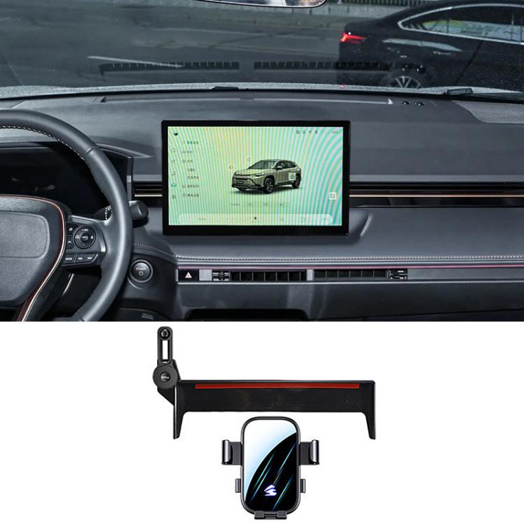 Car Screen Phone Holder Mount with Extension Arm, For Toyota Sienna 2021-2026 12.3 inch, For Toyota Sienna 2021-2023 8 inch, For Toyota Sienna 2024 10.25 inch, For Toyota BZ4 2022 / BZ4X 12.3/8 inch, For Toyota Bozhi BZ3X 2025 14.6 inch