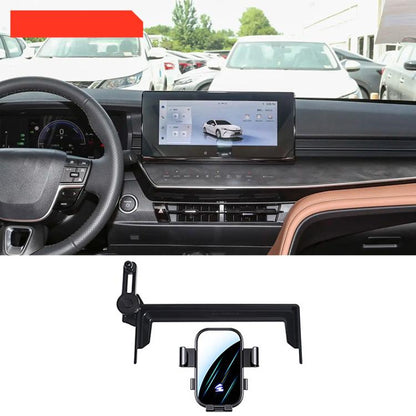 Car Screen Phone Holder Mount with Extension Arm, For Toyota Sienna 2021-2026 12.3 inch, For Toyota Sienna 2021-2023 8 inch, For Toyota Sienna 2024 10.25 inch, For Toyota BZ4 2022 / BZ4X 12.3/8 inch, For Toyota Bozhi BZ3X 2025 14.6 inch