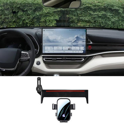 Car Screen Phone Holder Mount with Extension Arm, For Toyota Sienna 2021-2026 12.3 inch, For Toyota Sienna 2021-2023 8 inch, For Toyota Sienna 2024 10.25 inch, For Toyota BZ4 2022 / BZ4X 12.3/8 inch, For Toyota Bozhi BZ3X 2025 14.6 inch