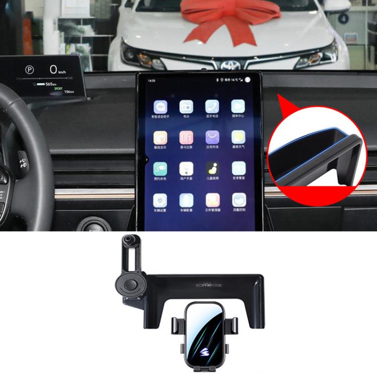 Car Screen Phone Holder Mount with Extension Arm, For Toyota Sienna 2021-2026 12.3 inch, For Toyota Sienna 2021-2023 8 inch, For Toyota Sienna 2024 10.25 inch, For Toyota BZ4 2022 / BZ4X 12.3/8 inch, For Toyota Bozhi BZ3X 2025 14.6 inch