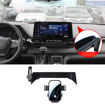 Car Screen Phone Holder Mount with Extension Arm, For Toyota Sienna 2021-2026 12.3 inch, For Toyota Sienna 2021-2023 8 inch, For Toyota Sienna 2024 10.25 inch, For Toyota BZ4 2022 / BZ4X 12.3/8 inch, For Toyota Bozhi BZ3X 2025 14.6 inch