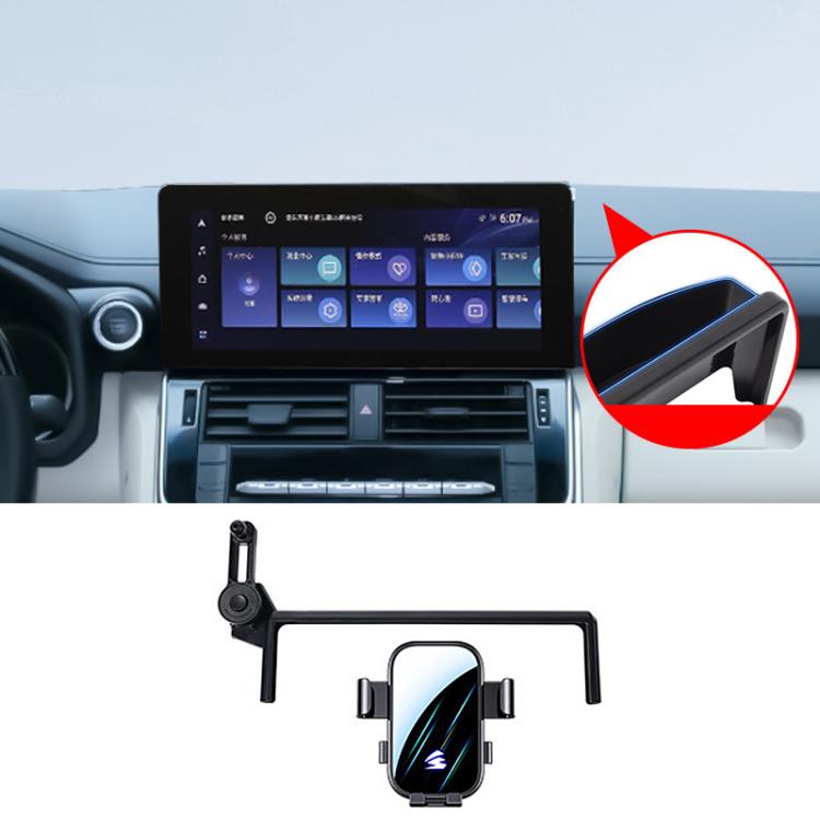 Car Screen Phone Holder Mount with Extension Arm, For Toyota Sienna 2021-2026 12.3 inch, For Toyota Sienna 2021-2023 8 inch, For Toyota Sienna 2024 10.25 inch, For Toyota BZ4 2022 / BZ4X 12.3/8 inch, For Toyota Bozhi BZ3X 2025 14.6 inch